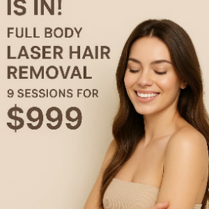 Full Body Laser Hair Removal—9 sessions